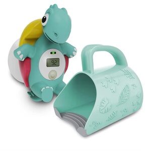 Dr. Brown's Dino-Pour Bath Rinse Cup and Temposaurus Floating Thermometer